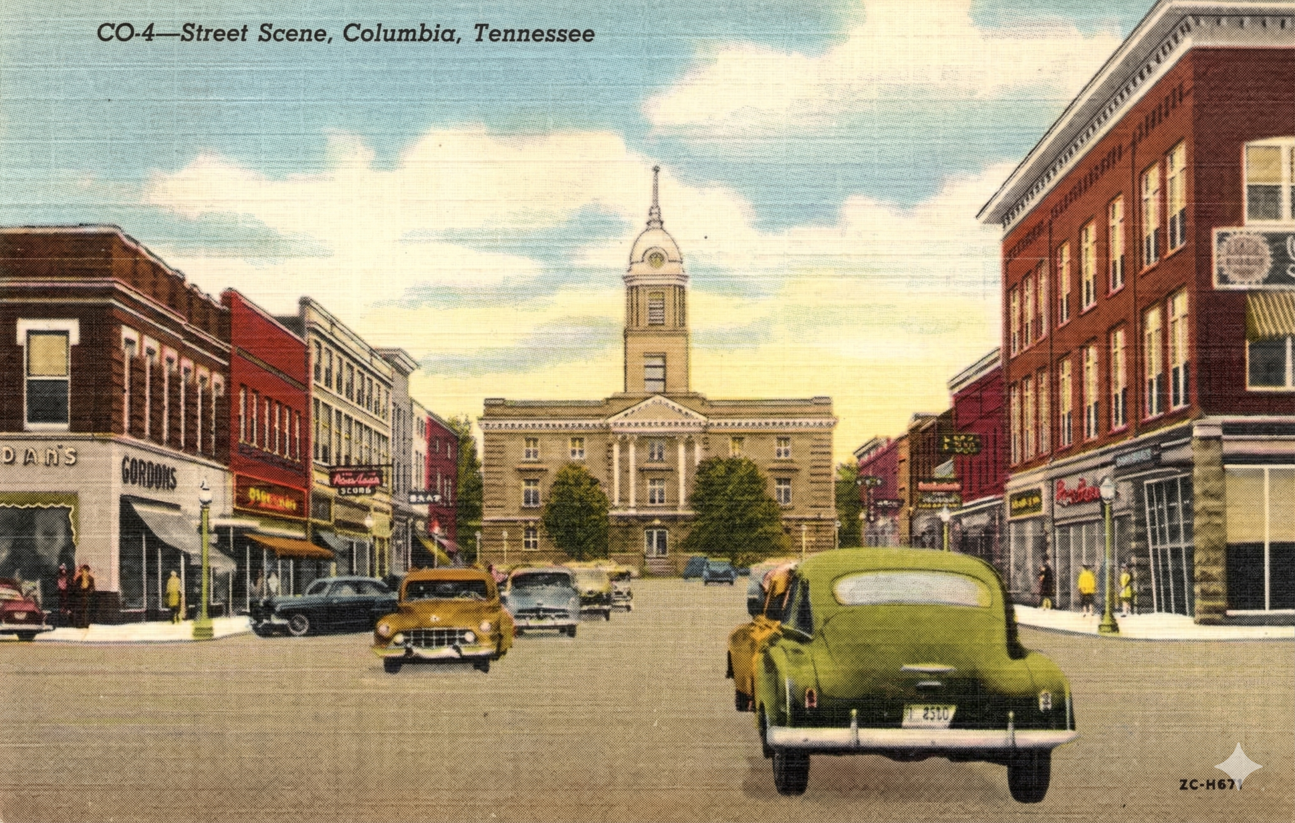 Downtown Columbia, Tennessee — Street Scene